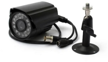 Camera KlaussTech supraveghere video CCTV lentila 3 6mm 24 leduri infrarosu negru 
