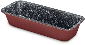Forma pentru cozonac otel carbon dimensiune 32x13.5x6.5 cm 2 straturi acoperire marmura ceramica 