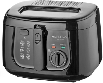 Friteuza cu ulei MICHELINO 74293 2.5 litri 1800 W termostat cu reglare continua 150-190° negru 