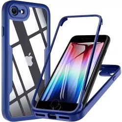 Husa pentru iPhone 7 / 8 / SE 2 SE 2020 / SE 3 SE 2022 + Folie - Techsuit ColorVerse 360 Series - Blue 