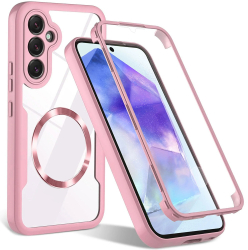 Husa pentru Samsung Galaxy S23 FE + Folie - Techsuit ColorVerse 360 MagSafe Series - Pink 