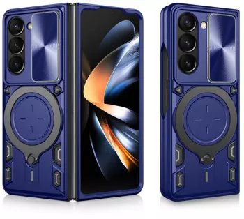 Husa pentru Samsung Galaxy Z Fold5 - Techsuit CamGuard Pro - Blue