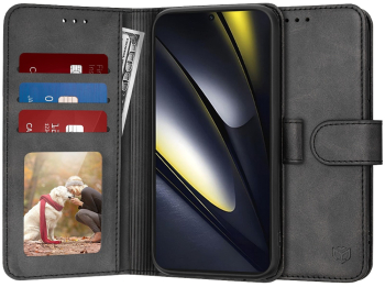 Husa pentru Xiaomi Poco F6 - Techsuit Diary Book - Black 