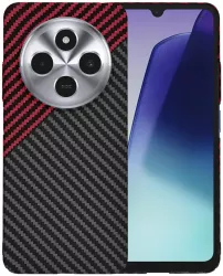Husa pentru Xiaomi Redmi 14C / Poco C75 - Techsuit Carbonite FiberShell - Red Vortex 