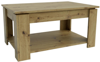 Masuta de cafea Sani Loft Stejar artizan 90 x 60 x 45 cm 