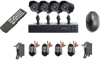 Sistem De Supraveghere Klausstech Complet De Securitate Intrare Hdmi Hd Cctv led Functie Infrarosu Internet Si 5g Alarma De Miscare 
