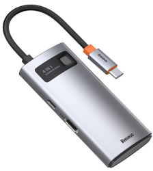 Adaptor multifunctional 4in1 usb tip c/hdmi/usb 3.0/usb2.0 + pd baseus 
