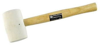 Ciocan cauciuc coada lemn alb 450 g 