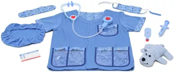 Costum carnaval copii medic veterinar melissa and doug 