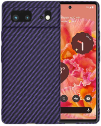 Husa pentru Google Pixel 6 - Techsuit Carbonite FiberShell - Purple 