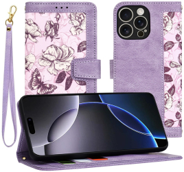 Husa pentru iPhone 16 Pro Max - Techsuit FlipCraft - Mysterious Purple 