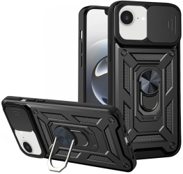 Husa pentru iPhone 16e - Techsuit CamShield Series - Black 