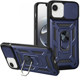 Husa pentru iPhone 16e - Techsuit CamShield Series - Blue 