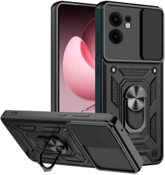 Husa pentru Oppo Reno13 F 4G / Reno13 F 5G - Techsuit CamShield Series - Black 