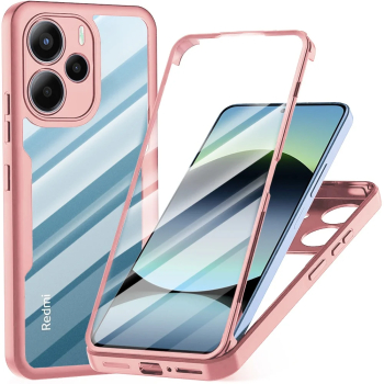 Husa pentru Xiaomi Redmi Note 14 4G + Folie - Techsuit ColorVerse 360 Series - Pink 