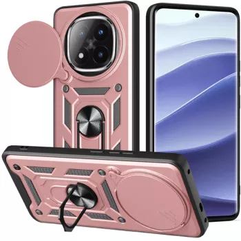 Husa pentru Xiaomi Redmi Note 14 Pro+ 5G - Techsuit CamShield Series - Rose Gold 