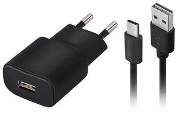 Incarcator retea 10w 1x usb 2a + cablu usb-c 
