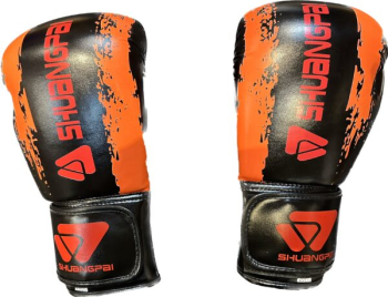 Manusi de box KlaussTech pentru antrenament 10 Oz portocaliu negru 