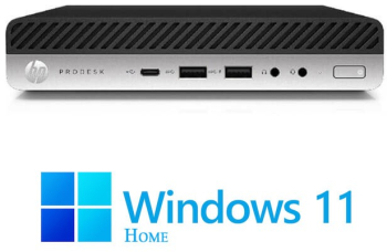 Mini PC HP ProDesk 600 G4 Hexa Core i5-9500T 16GB 256GB SSD Win 11 Home 