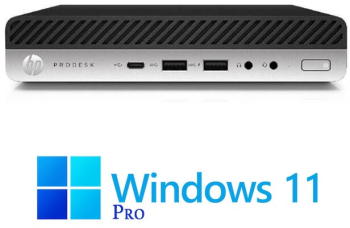 Mini PC HP ProDesk 600 G4 Hexa Core i5-9500T 16GB 256GB SSD Win 11 Pro 