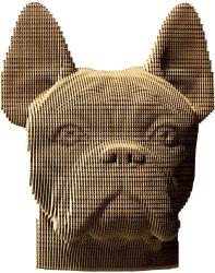 Puzzle 3D BULLDOG Cartonic 131 piese 