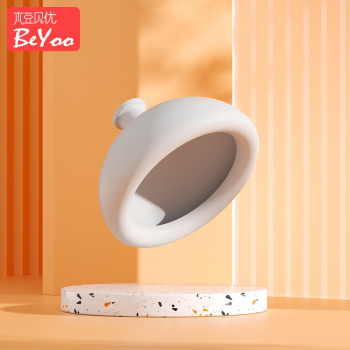 Sputa din silicon pentru sugari si copii mici Flippy dispozitiv de eructare cupa pentru terapie toracica 10.1x6.5 cm Alb 