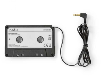Adaptor caseta - Jack 3.5 mm tata negru NEDIS 