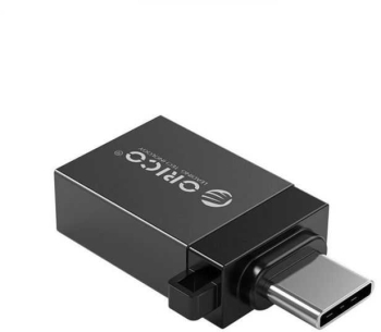 Adaptor OTG USB 3.0 Type C tata - USB A mama negru Orico CBT-UT01-BK 