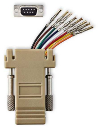 Adaptor serial D-SUB 9-Pini mama - RJ45 mama crem Nedis CCGB52820IV 