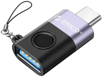 Adaptor tata USB Type C - mama USB-A Orico WCA-BK negru cu gri 32x21x9mm 