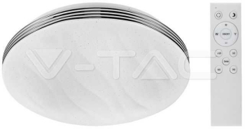 Aplica LED 40W 3IN1 dimabil cu telecomanda 2800lm IP20 V-TAC 