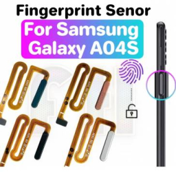 Banda Flex Senzor Amprenta Samsung Galaxy A04s A047F Negru Service Pack 