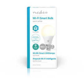 Bec LED Smart WiFi B22 9W 800lm alb cald 2700K Nedis 