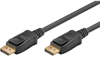 Cablu DisplayPort - DisplayPort V2.0 2m 8K/60Hz 4K/120Hz Full HD 1080p/240Hz negru Goobay 58534 