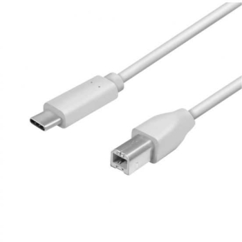 Cablu USB 2.0 B mufa - USB TYPE C mufa 2m gri LOGILINK CU0161