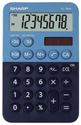 Calculator birou profesional 8 cifre SHARP EL-760RB-BL SHEL760 