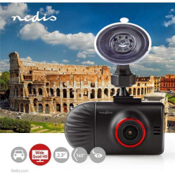 Camera auto DVR dubla Wide Quad HD 1440p 2K 2 CH 2.31 Nedis 