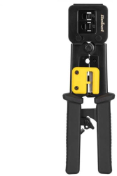 Cleste sertizare RJ45 RJ12 RJ11 RJ 6P RJ 8P + cutit pentru dezizolare REBEL RB-1007 