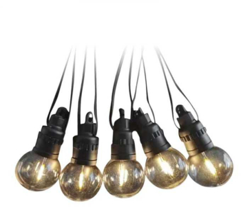 Ghirlanda SOLARA LED 10x 0.5W 12m 3000K IP44 3.7V 1200mAh V-Tac SKU-7804 