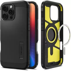 Husa pentru iPhone 16 Pro - Spigen Tough Armor MagSafe - Black 