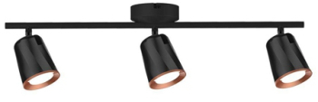 Lampa led montaj perete 18w 4000k alb neutru negru 