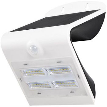Lampa led solara 3w 4000k+3000k negru 