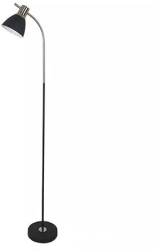 Lampadar 1540mm soclu e27 - negru/crom 