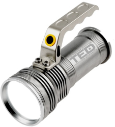 Lanterna mana 10w aluminiu cu acumulator 2x 18650 