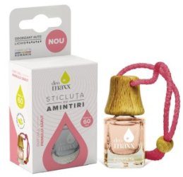 Odorizant auto Sticluta cu Amintiri DeoMaxx Parfumul Primului Sarut 5ml 