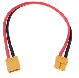Set prelugitor mufa XT90 tata mama cu cablu siliconic 12AWG 20cm max 30A 500V 