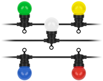 Sir iluminat festiv exterior multicolor 