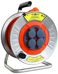 Tambur prelungitor electric metalic 3x2.5mm 40m 
