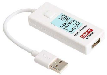 Tester USB UNI-T UT658B monitorizeaza starea de incarcare a dispozitivelor alimentate prin USB 