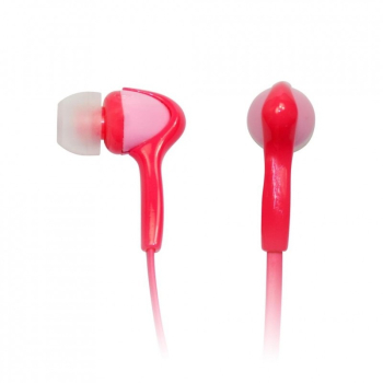Casti cu fir audio stereo roz mufa Jack 3.5mm VAKOSS 